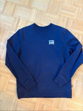 Patagonia Navy Blue Crewneck Uprising Sweatshirt